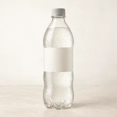 Garrafa de refrigerante sem identificação de sabor